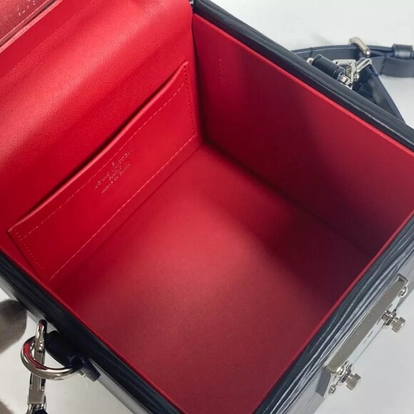 LOUIS VUITTON Epi Mirror Included Breaker BOX Shoulder Hand Bag Unused - Picture 9 of 16